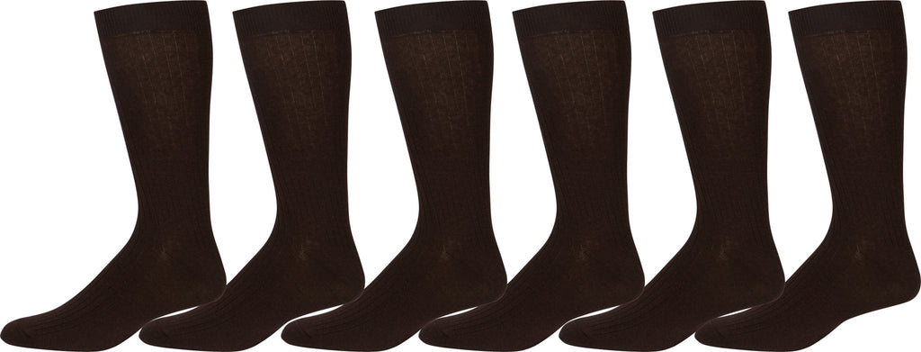 Sakkas Men's Cotton Blend Ribbed Dress Socks - Che Cose Belle