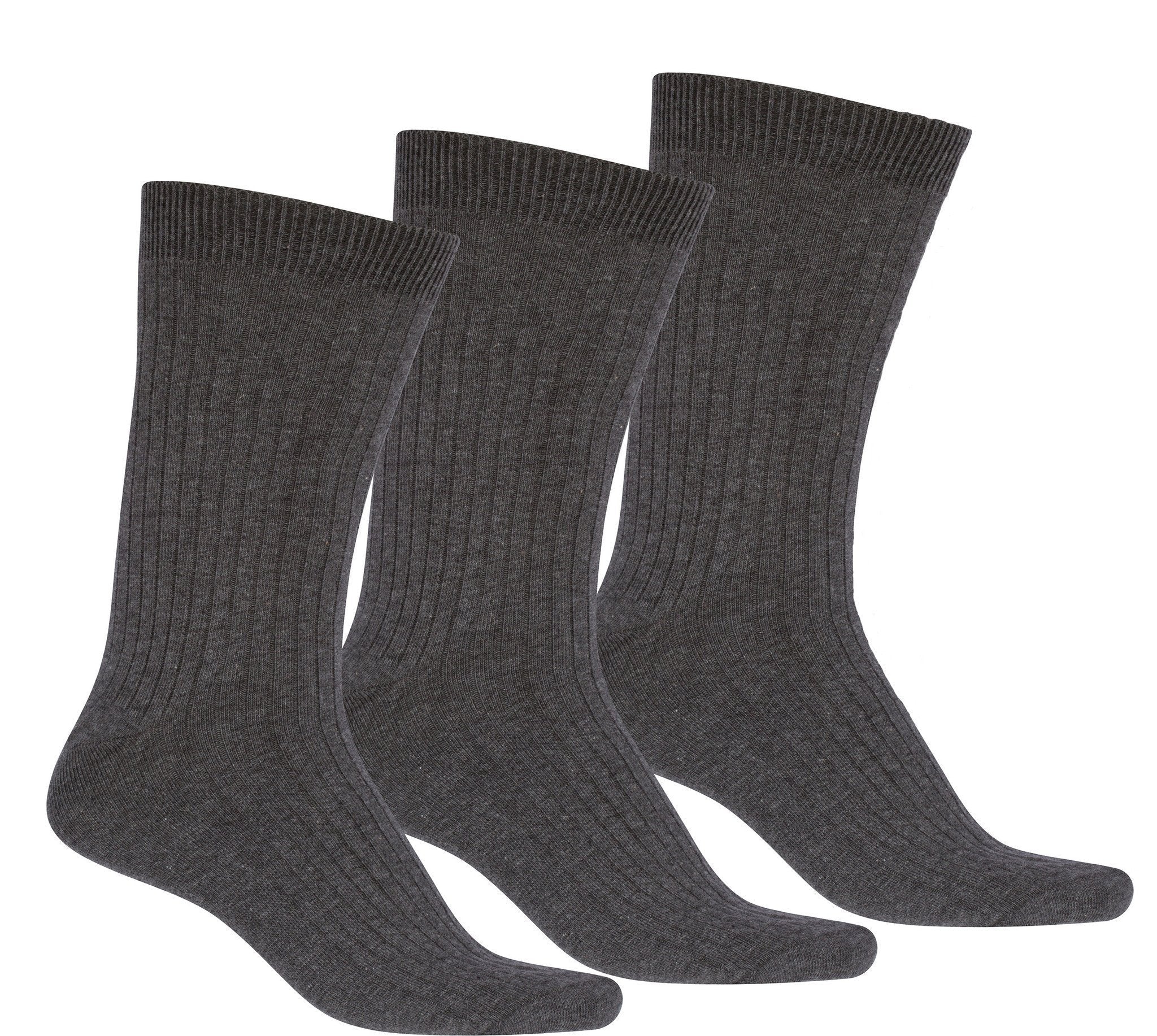 Sakkas Men's Cotton Blend Ribbed Dress Socks - Che Cose Belle