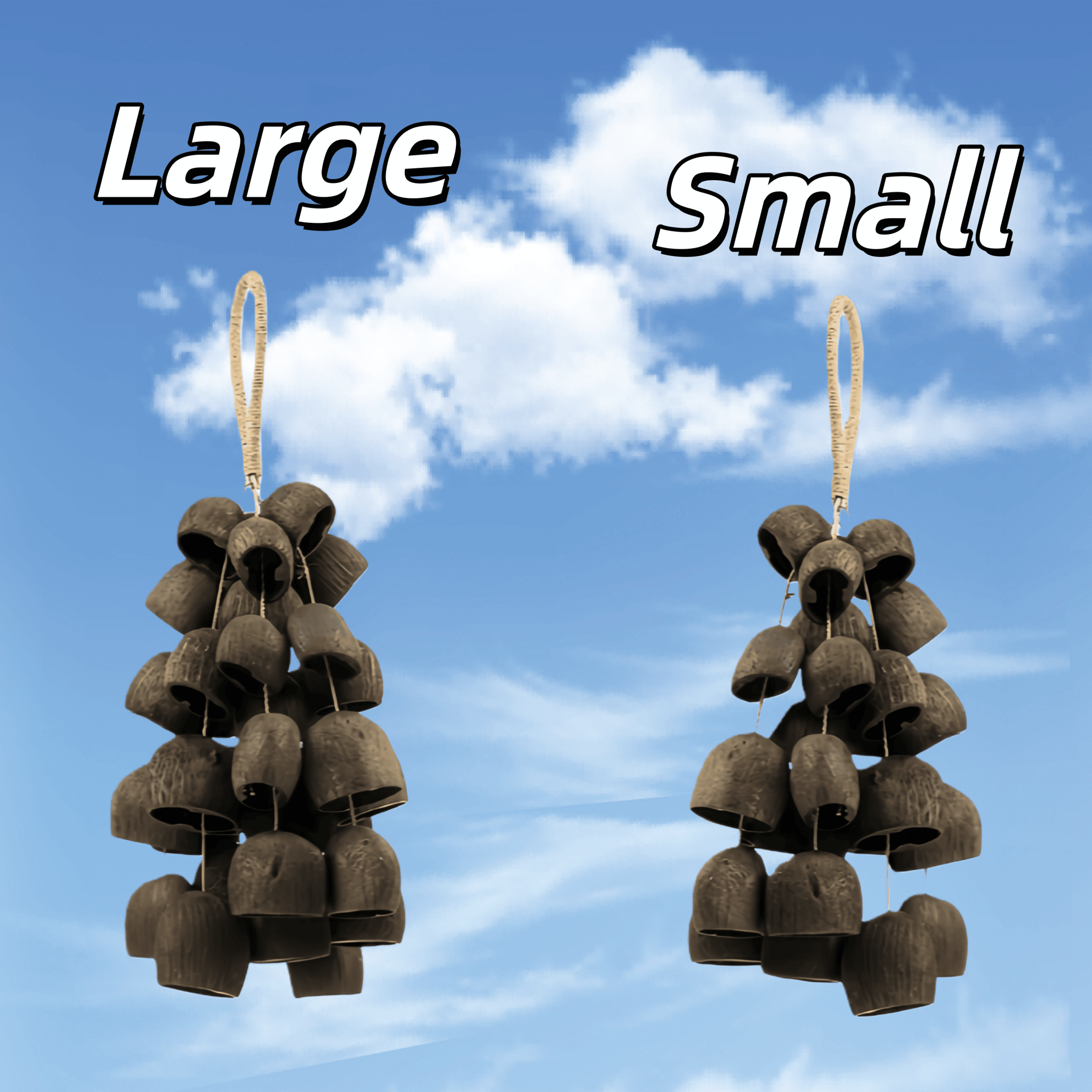 Salin Water Bellwood Seed Shaker | Hand Bell - Che Cose Belle