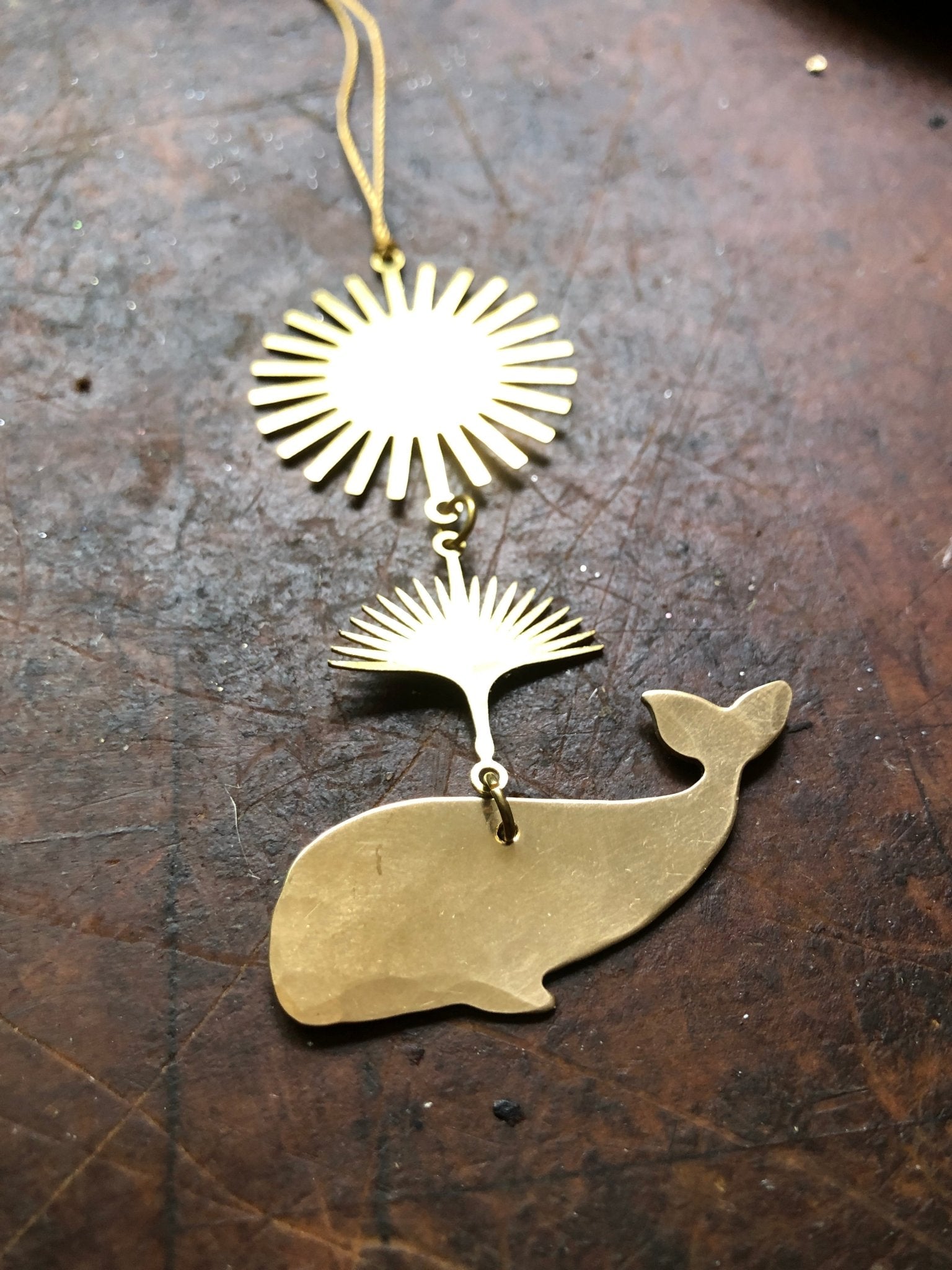 Salish Whale Ornament - Che Cose Belle