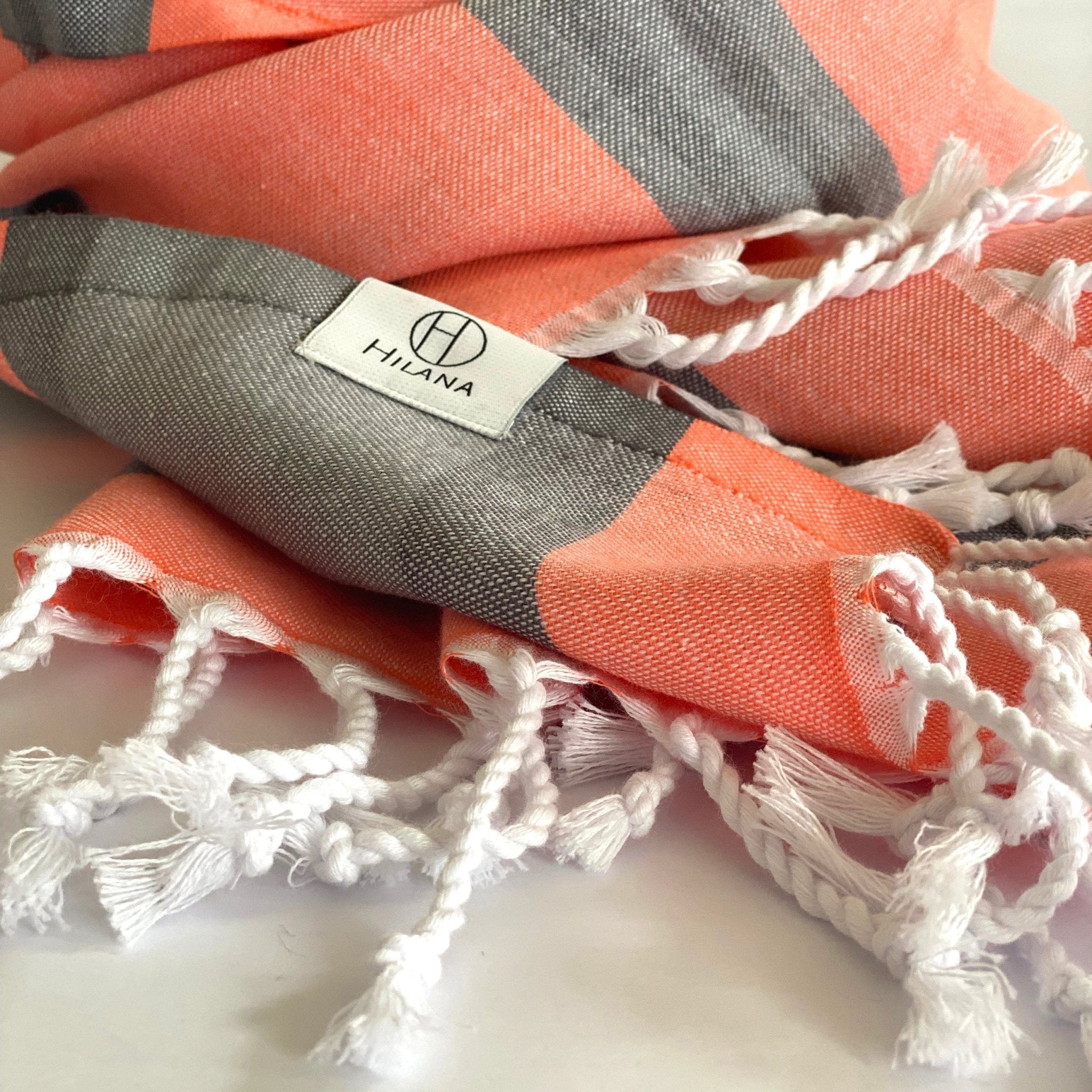 Samara Gray - Orange Turkish Towel - Che Cose Belle