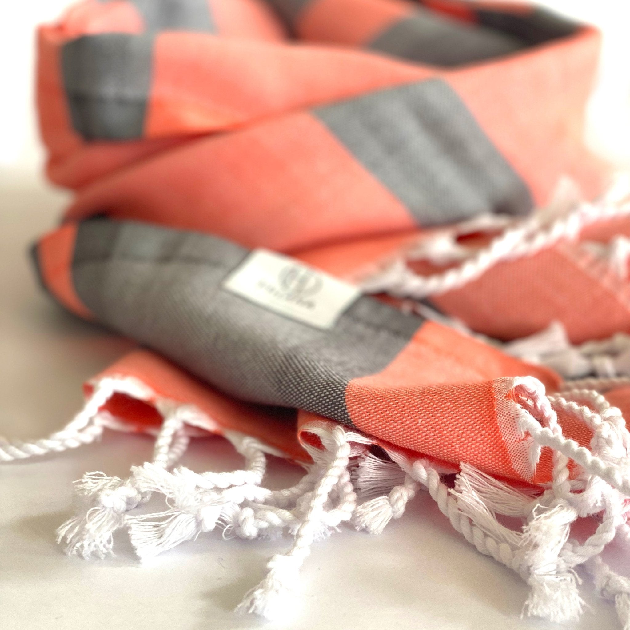 Samara Gray - Orange Turkish Towel - Che Cose Belle