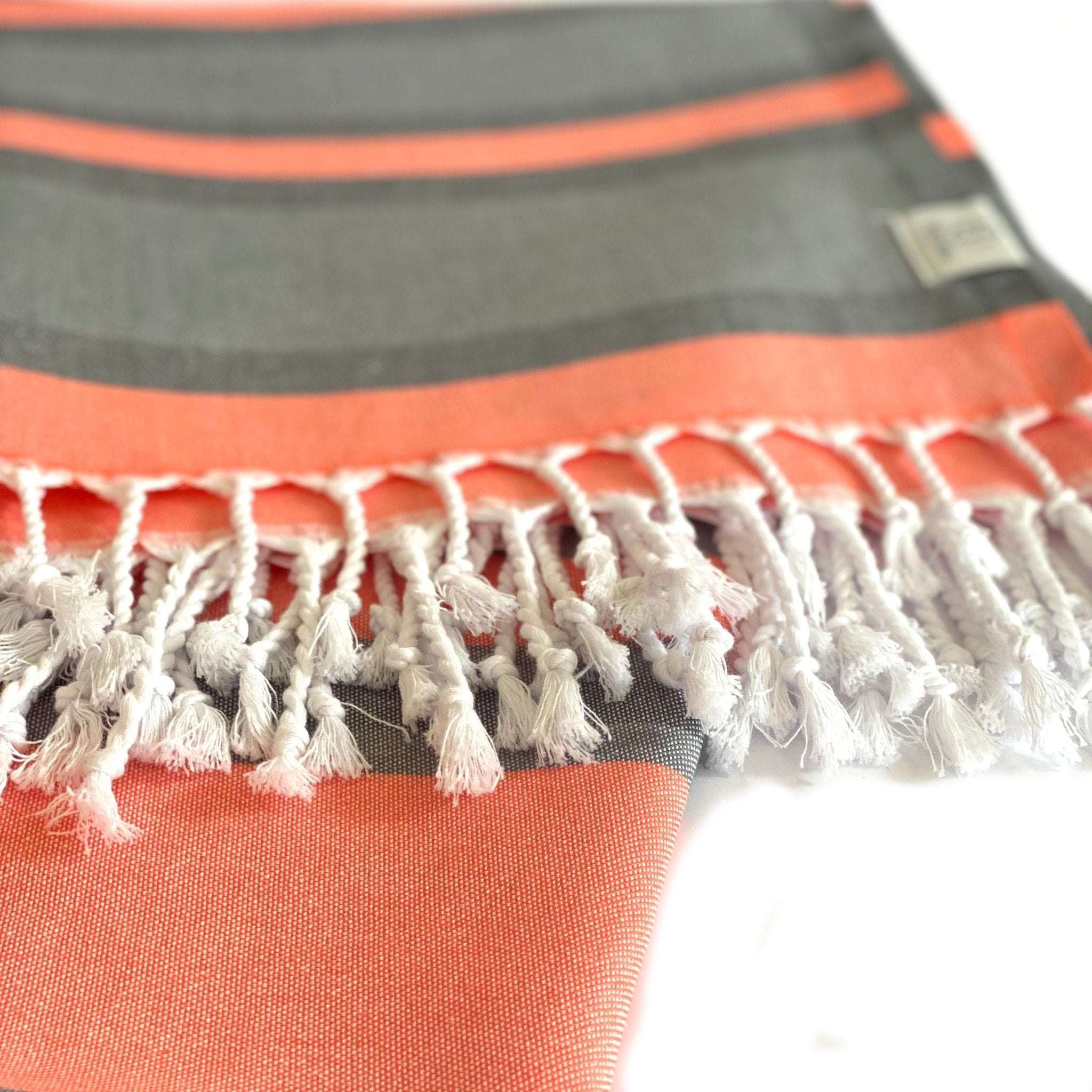 Samara Gray - Orange Turkish Towel - Che Cose Belle
