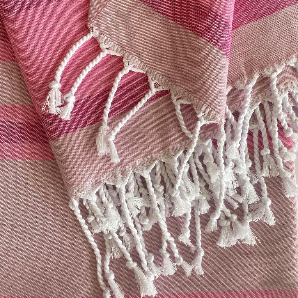 Samara Sustainable Turkish Towel Pink - Che Cose Belle