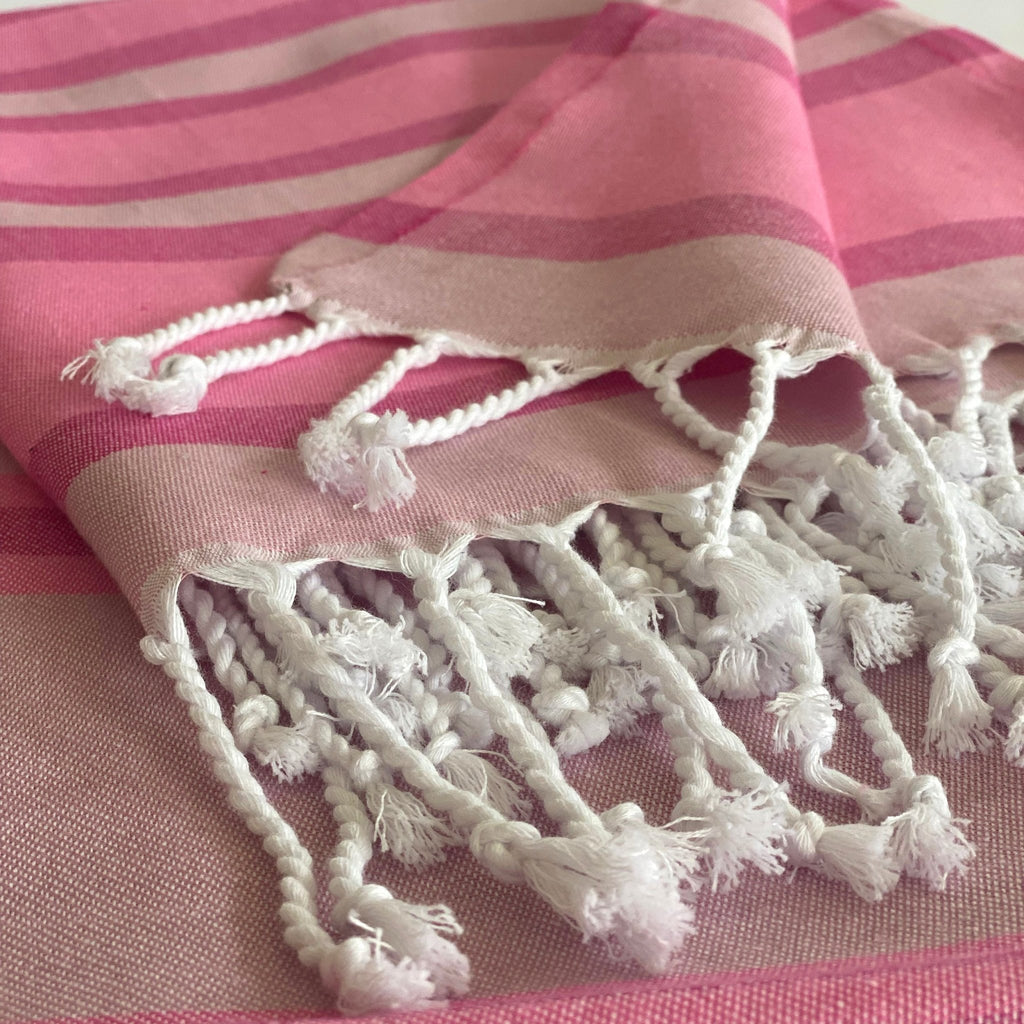 Samara Sustainable Turkish Towel Pink - Che Cose Belle