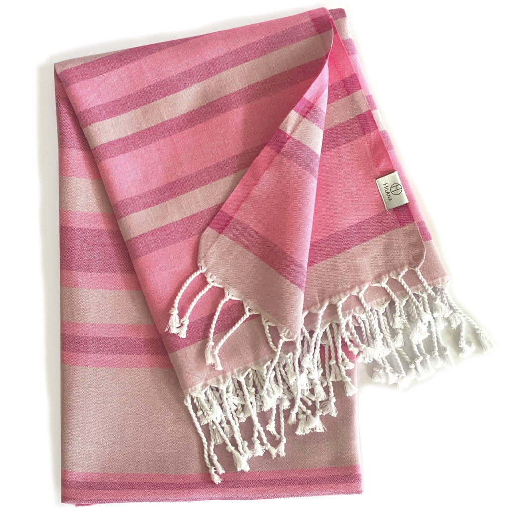 Samara Sustainable Turkish Towel Pink - Che Cose Belle