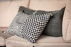 Samburu Charcoal Lumbar Pillow Cover - Che Cose Belle