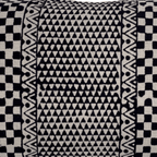 Samburu Charcoal Petit Lumbar Pillow Cover - Che Cose Belle