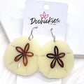 Sand Dollar Acrylics - Summer Earrings - Che Cose Belle