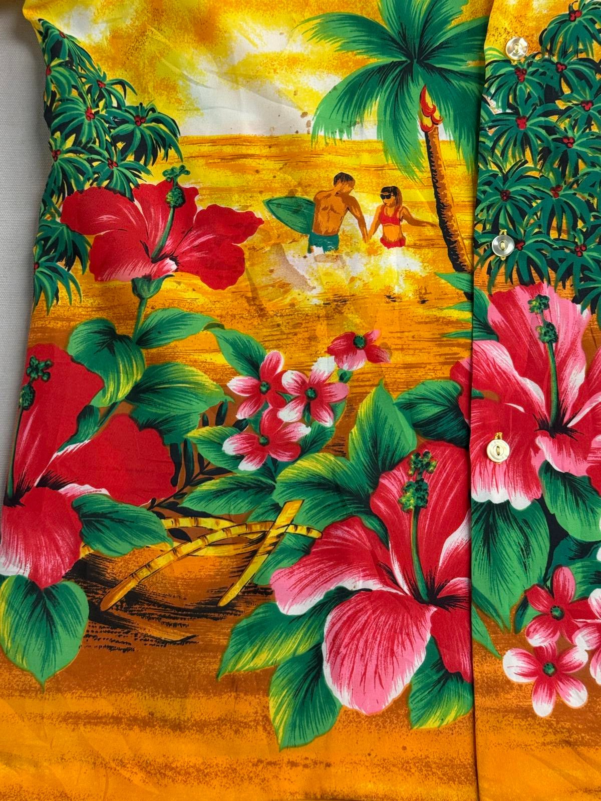 Sand Pebble Mens Hawaiian Shirt Surfing Made in Hawaii Shirt - Che Cose Belle