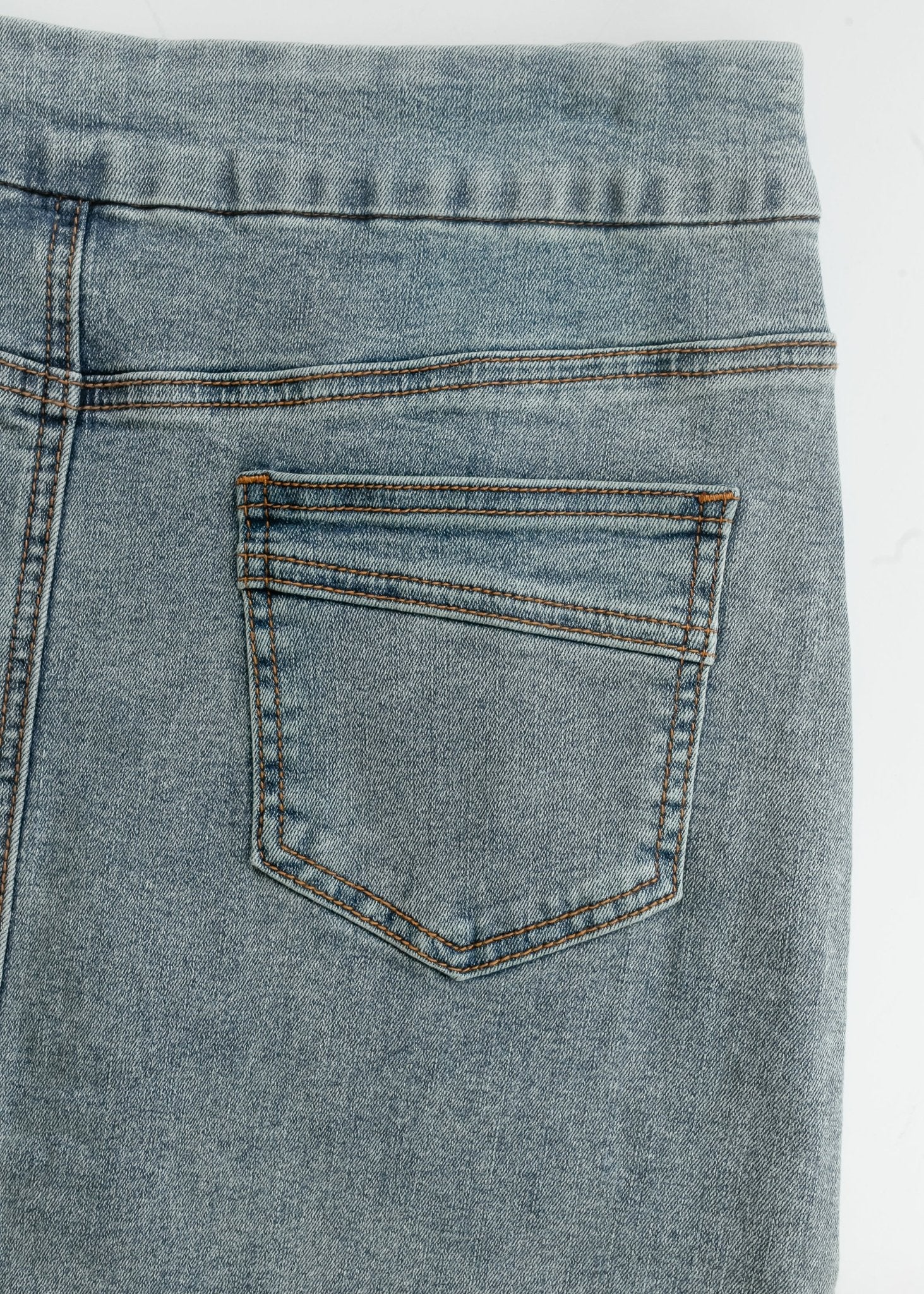 Sandra Classic Wash Midi Denim Skirt - Che Cose Belle