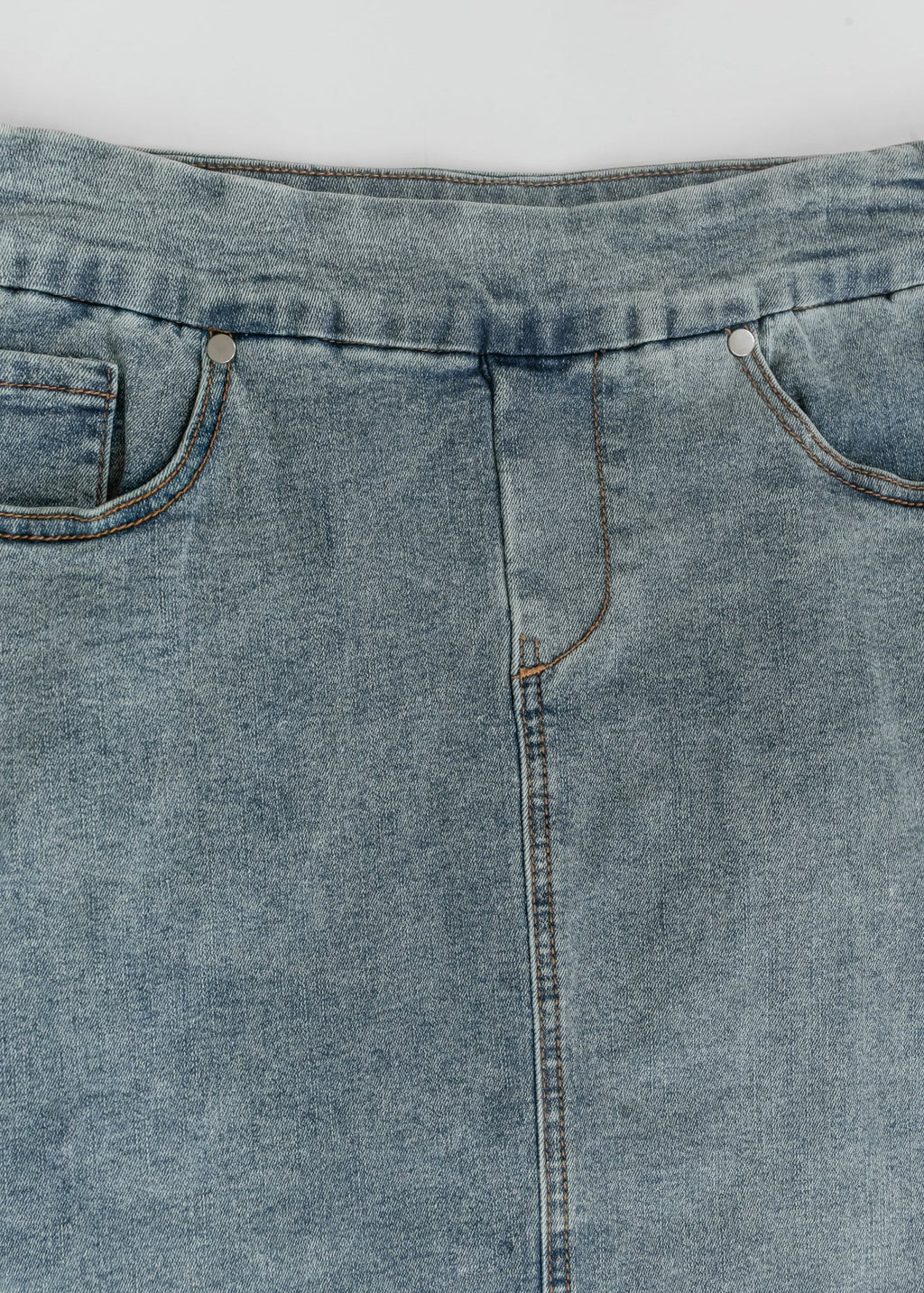 Sandra Classic Wash Midi Denim Skirt - Che Cose Belle