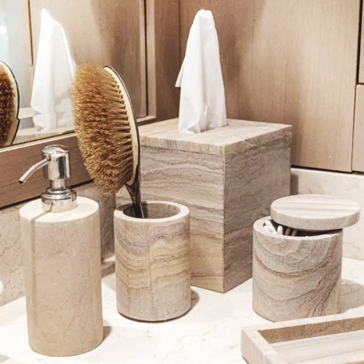 Malibu Sandstone Tissue Box