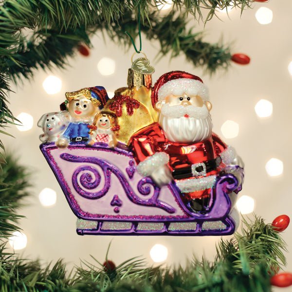 Santa And Friends Ornament - Che Cose Belle