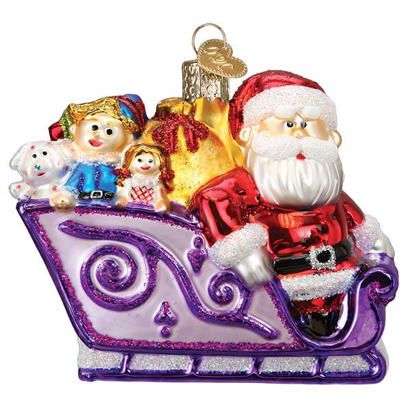 Santa And Friends Ornament - Che Cose Belle