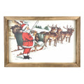 Santa and Sleigh <br>Framed Art - Che Cose Belle
