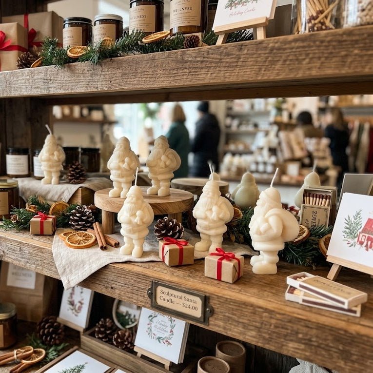 Santa Candles | Holiday Decor - Che Cose Belle