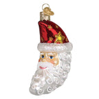Santa Moon Face Glass Ornament - Che Cose Belle