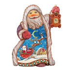 Santa Sleigh Ride Sculpted Hand-Painted Christmas Figurine by G. DeBrekht - Christmas Santa Snowman Decor - 661521 - Che Cose Belle