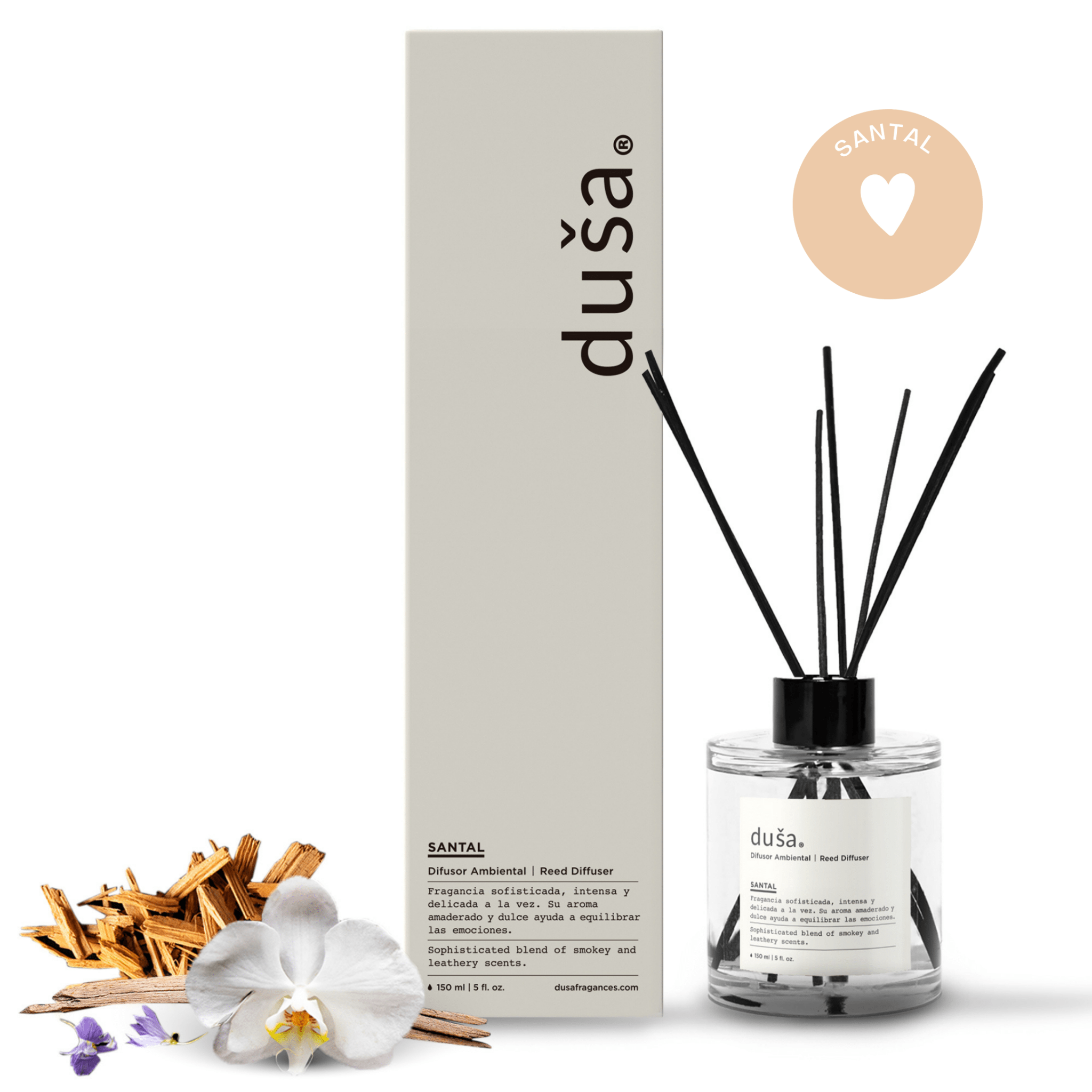 SANTAL - 5 FL OZ REED DIFFUSER - Che Cose Belle
