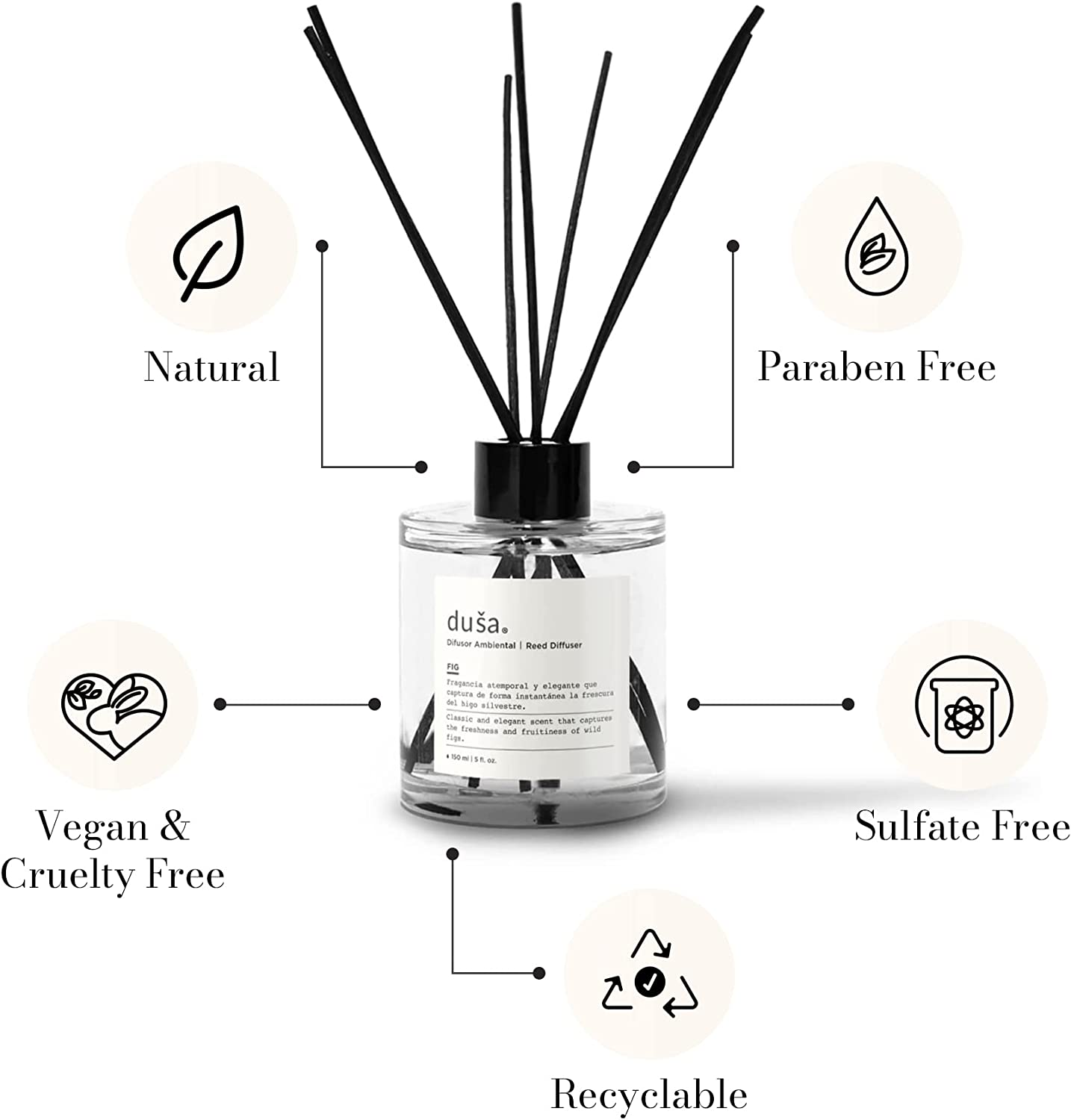 SANTAL - 5 FL OZ REED DIFFUSER - Che Cose Belle