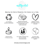 Santal Scent Candle - Eco-Friendly 8 oz. - Che Cose Belle
