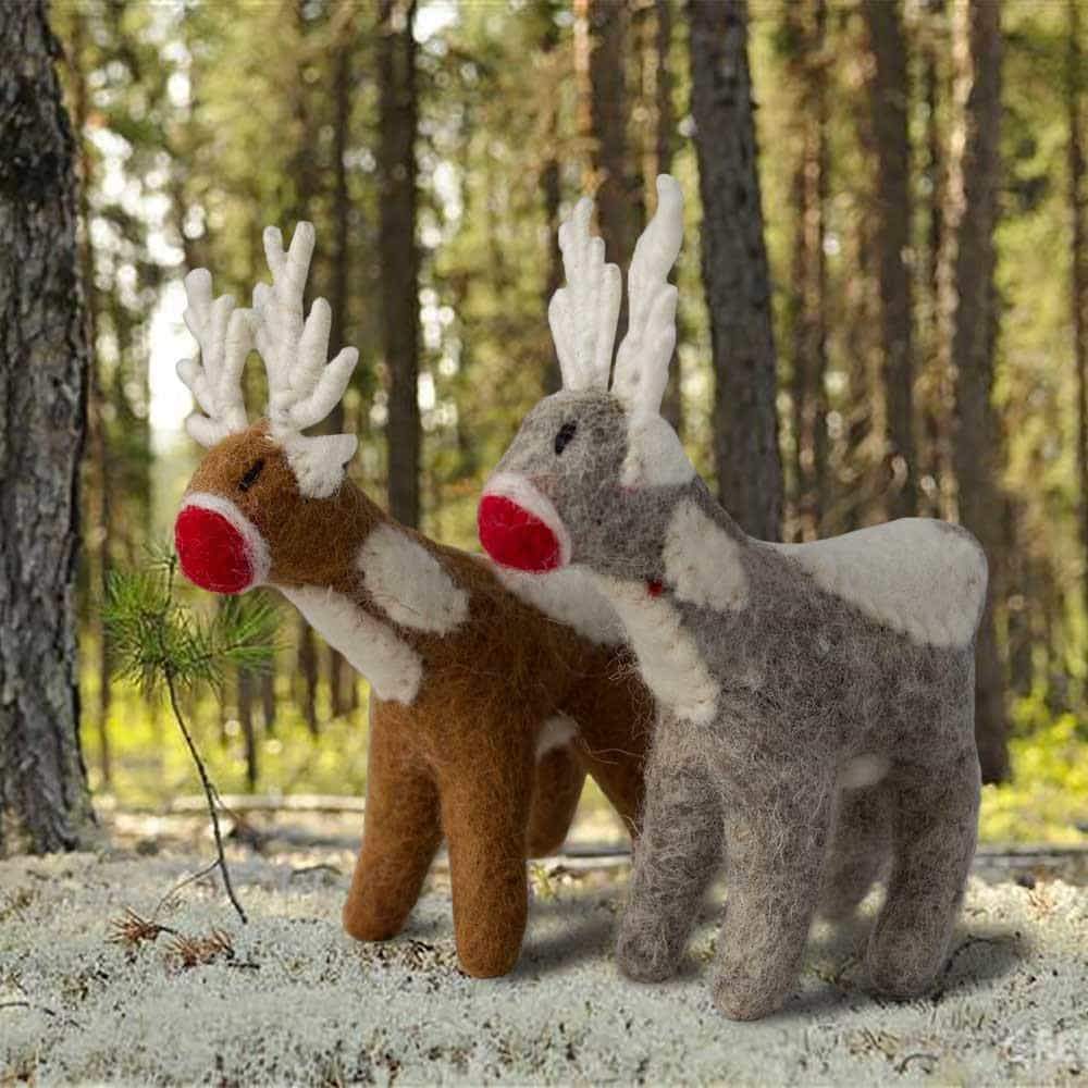 Santa's Reindeer - Set of 2 - Che Cose Belle