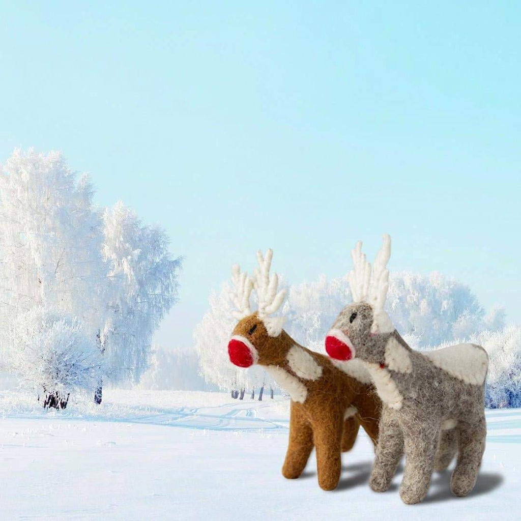 Santa's Reindeer - Set of 2 - Che Cose Belle