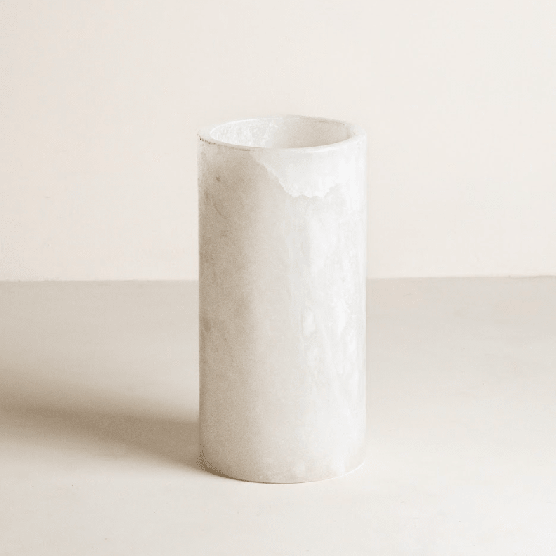 Santo Alabaster Tall Vase - Che Cose Belle