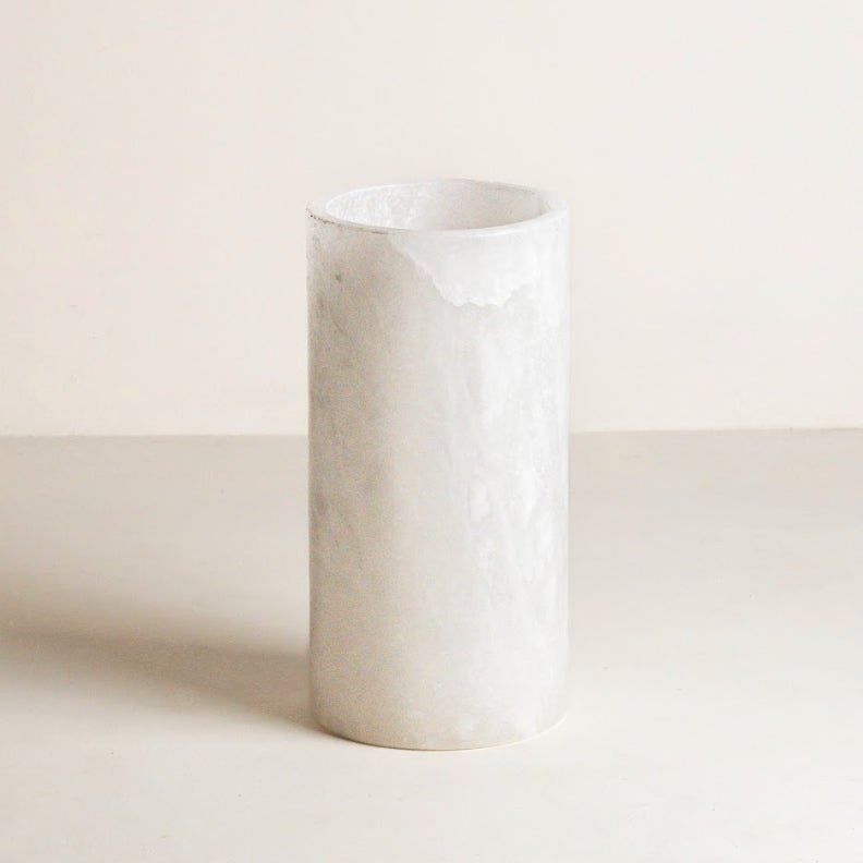 Santo Alabaster Tall Vase - Che Cose Belle
