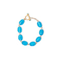 Scarab Link Glass Bracelet - Che Cose Belle