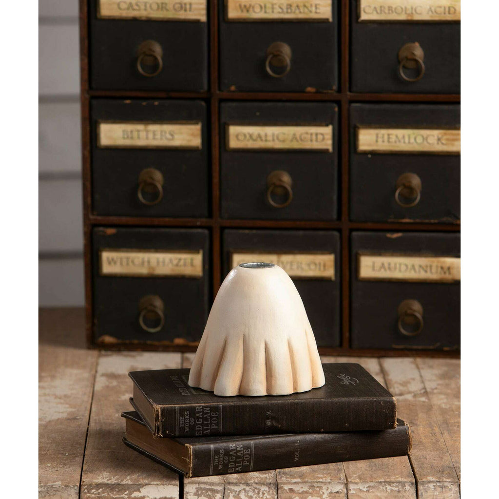 Scared Ghost Candlestick | Halloween Decor | Bethany Lowe