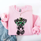 Schnauzer, Adorable Dog, St Patrick's Day, Lucky, Irish Sweatshirt - Che Cose Belle