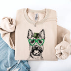Scottish Terrier, Scotty, Adorable Dog, St Patrick's Day, Lucky, Irish Sweatshirt - Che Cose Belle