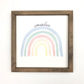 Script Somewhere Framed Art - Che Cose Belle
