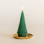 Accent Sculpted Tree Candle - Forest