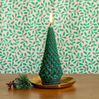 Accent Sculpted Tree Candle - Forest