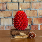 Signature Sculpted Pinecone Candle - Spicy Apple