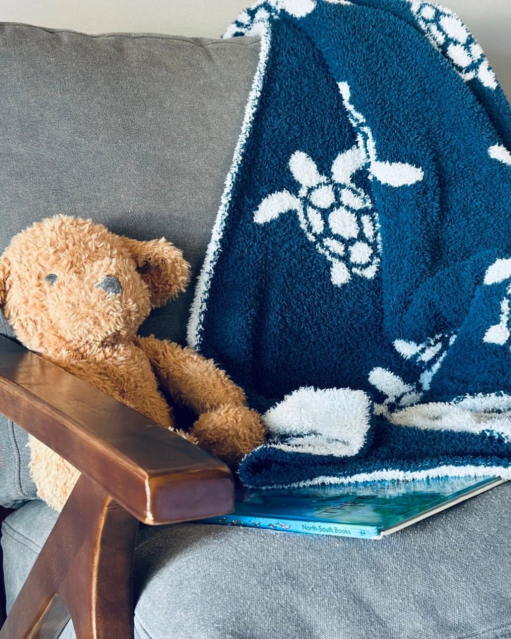Sea Turtle Dream Baby Blanket - Che Cose Belle