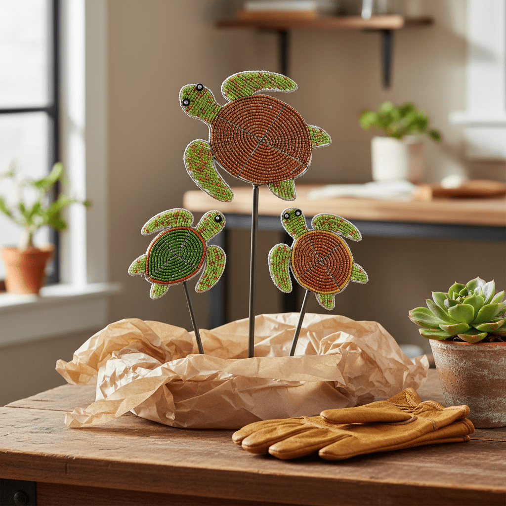 Sea Turtle Garden Stake (Set of 3) - Che Cose Belle