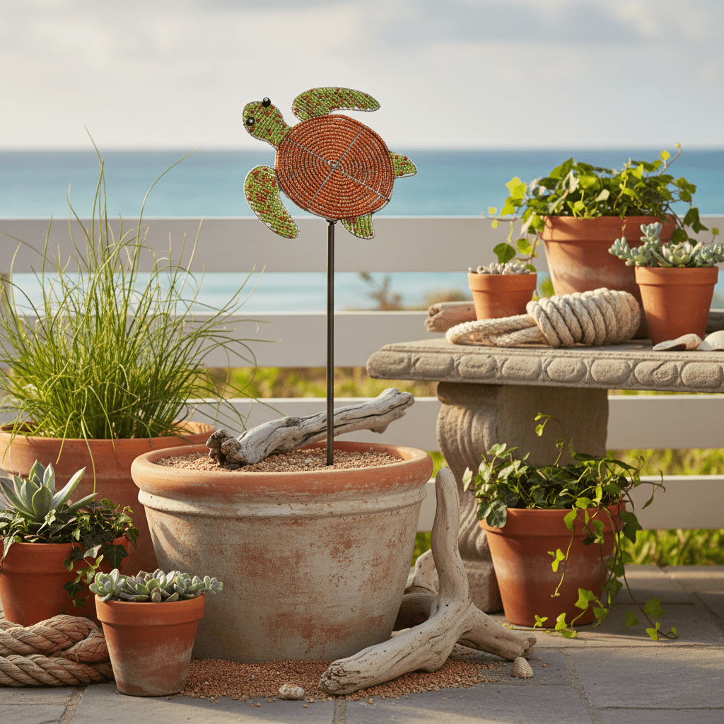 Sea Turtle Garden Stake (Set of 3) - Che Cose Belle