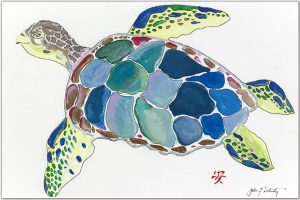 Sea Turtle Placemat | Beach House - Che Cose Belle