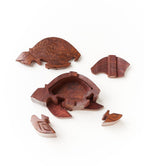 Sea Turtle Puzzle Box - Sustainably Sourced Hand Carved Wood - Che Cose Belle