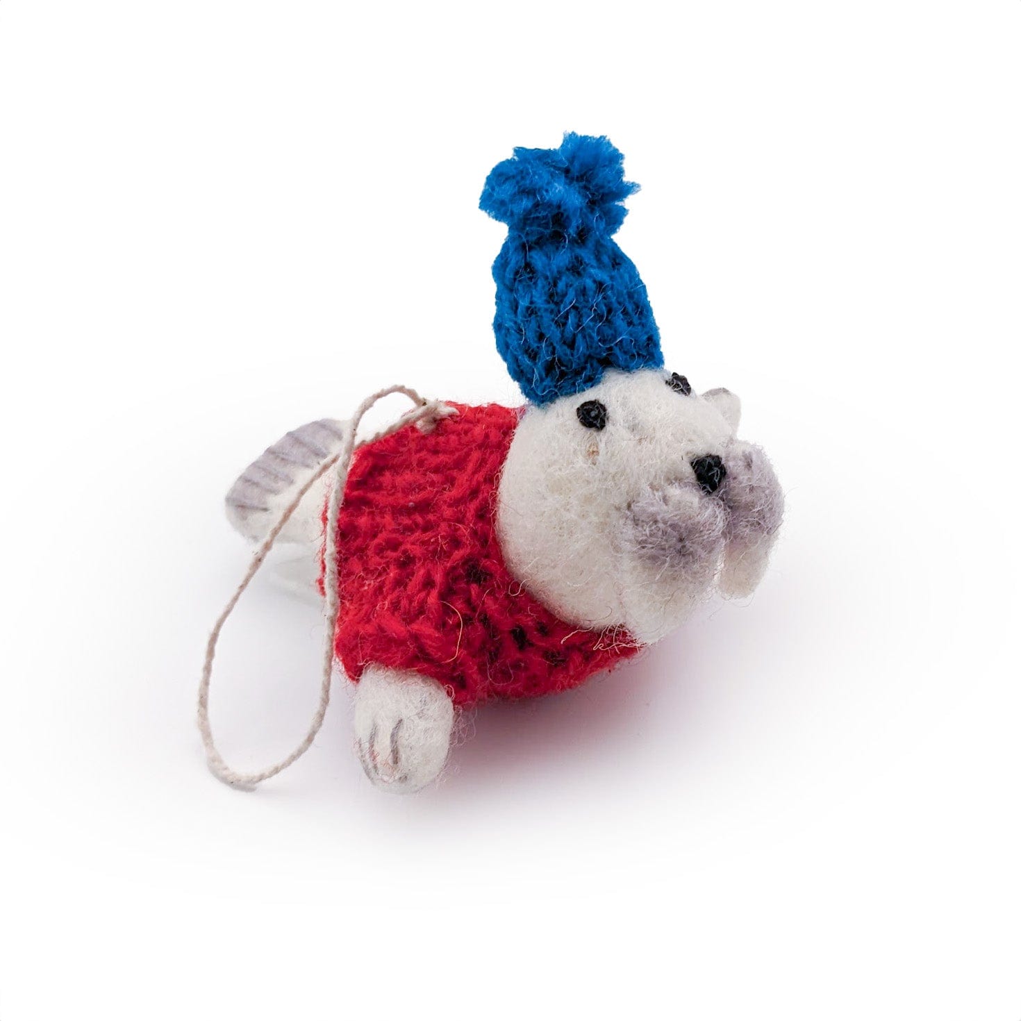 Seal and Walrus Eco Ornaments - Set of 2 - Che Cose Belle