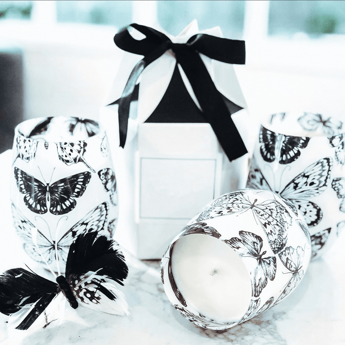 Seaside Butterflies Soy Wax Candle - Che Cose Belle