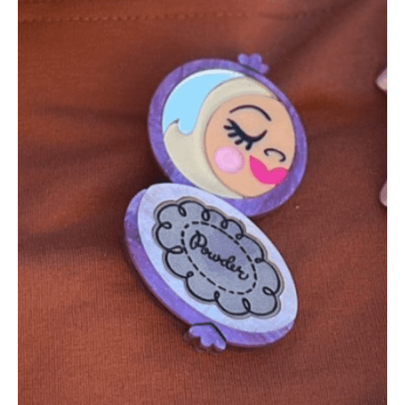 Secret Admirer Brooch LILAC by Asia Ellington x Lipstick & Chrome - Che Cose Belle