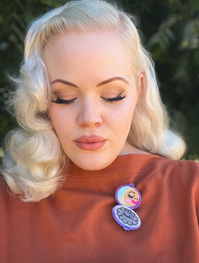 Secret Admirer Brooch PINK by Asia Ellington x Lipstick & Chrome - Che Cose Belle
