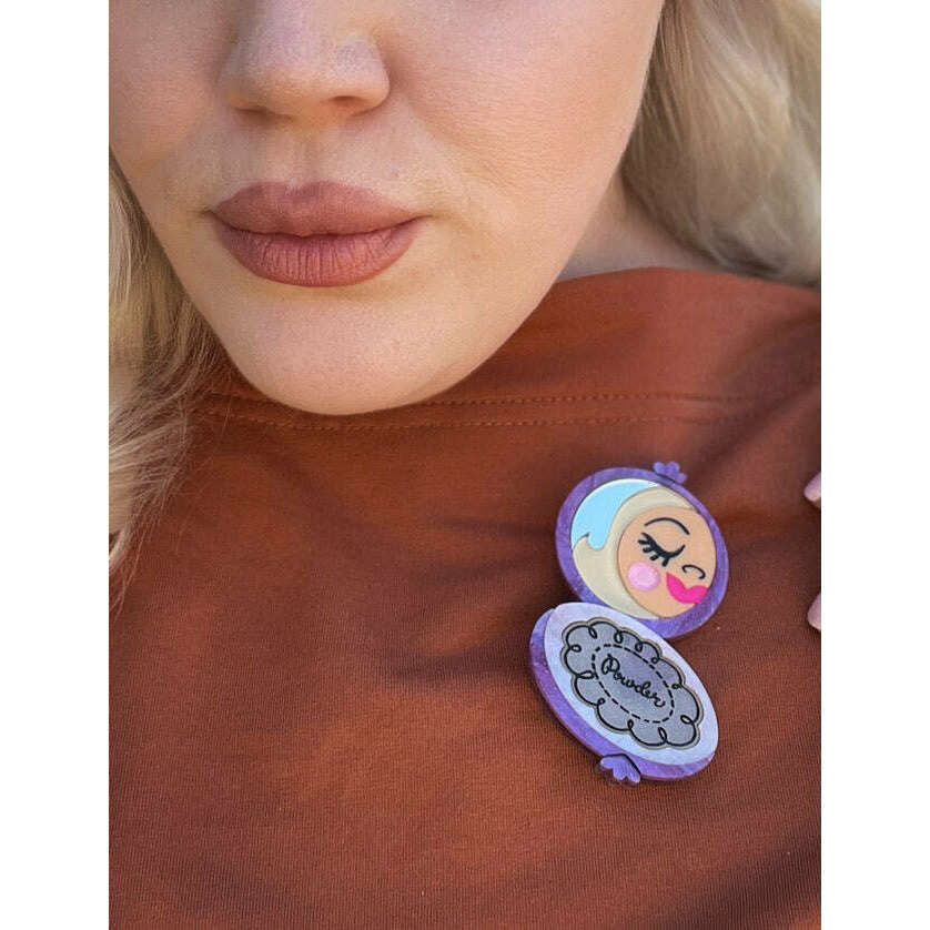 Secret Admirer Brooch PINK by Asia Ellington x Lipstick & Chrome - Che Cose Belle