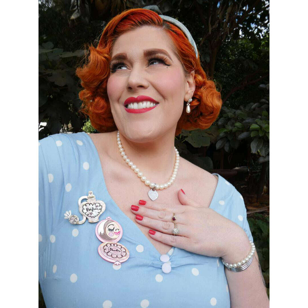 Secret Admirer Brooch PINK by Asia Ellington x Lipstick & Chrome - Che Cose Belle