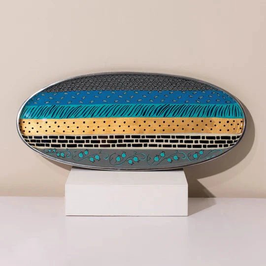 Serving tray with colorful striped design – Ovela series - Che Cose Belle